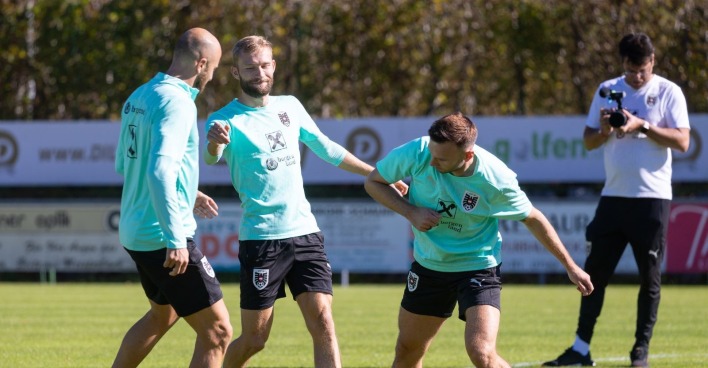 Michael Svoboda beim Teamtraining