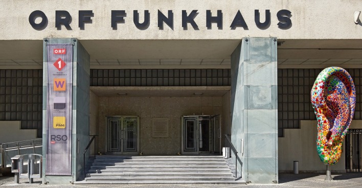 Außensicht des ORF Radiokulturhaus in der Argentinierstraße, in dem auch FM4 beheimatet war: Jahrelang ging John Megill hier ein und aus.