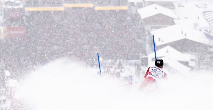Manuell Feller in Adelboden.