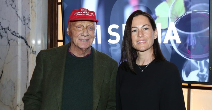Niki und Birgit Lauda bei der Signa Holding - Törggelen Party