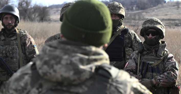 Soldaten in der Ukraine am 15. Jänner 2025