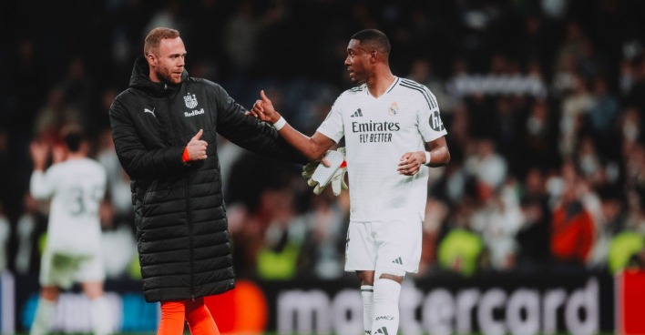 Alexander Schlager und David Alaba in Madrid