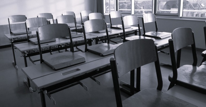 Leeres Klassenzimmer