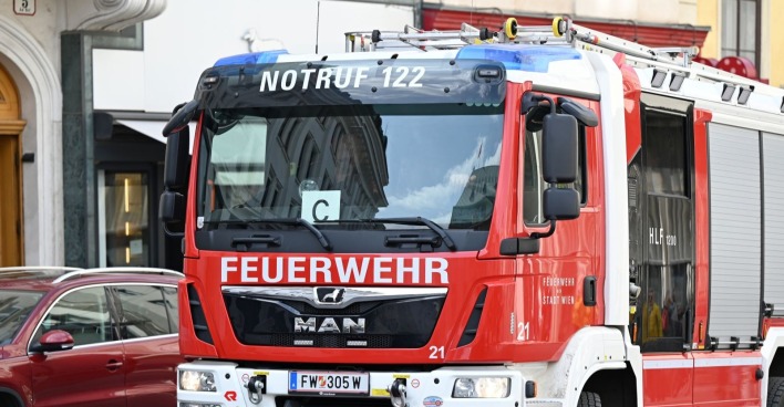 Feuerwehrwagen in Wien