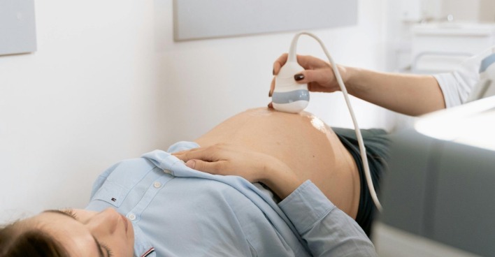 Schwangere Frau Ultraschall