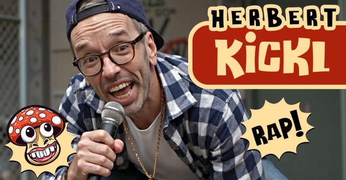 Ein Deepfake-Bild von Herbert Kickl als Rapper