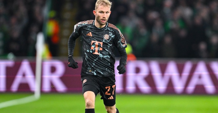 Konrad Laimer steht im Achtelfinale der Königsklasse.