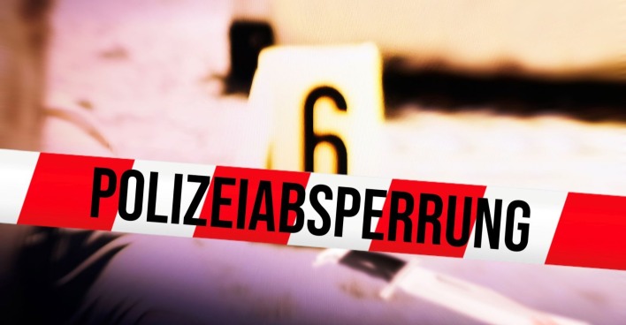 Absperrung der Polizei