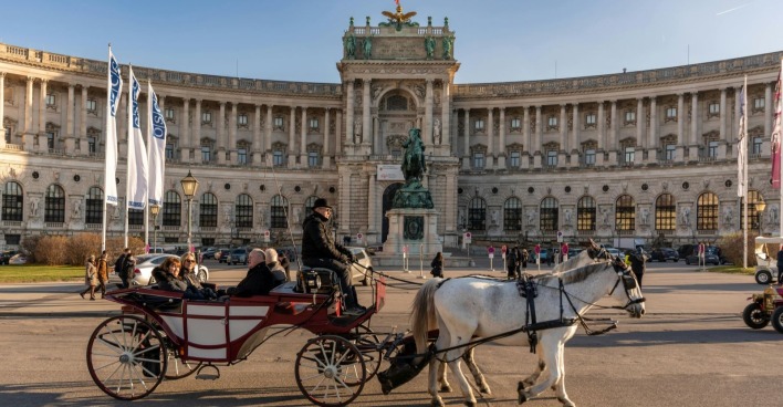 Ein Fiaker in Wien