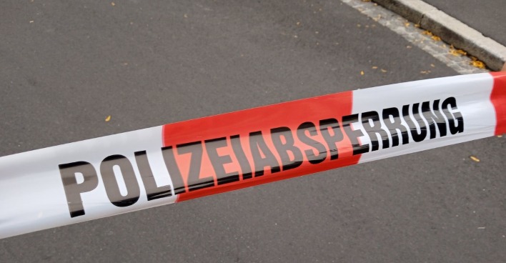 Polizeiabsperrung