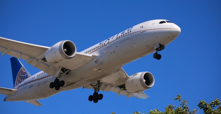 United Airlines Fluzeug
