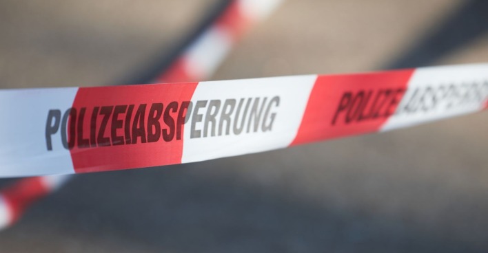 Polizeiabsperrung