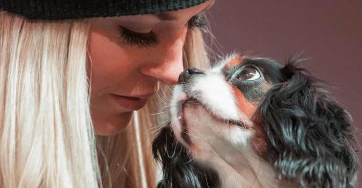 Lindsey Vonn und ihre Hündin Lucy