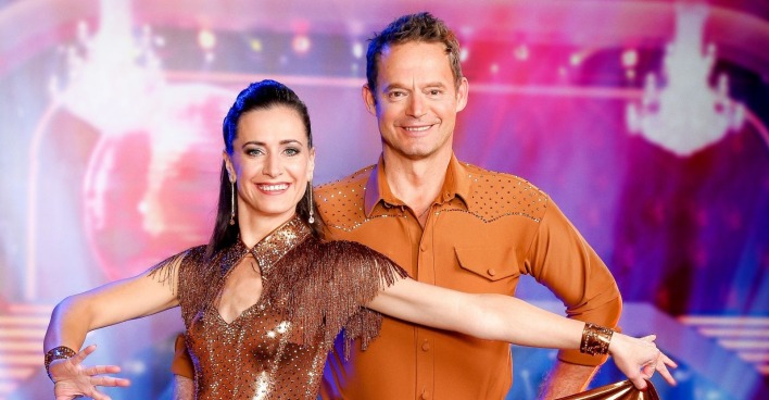 Lenka Pohoralek und Otto Konrad bei Dancing Stars 2021.