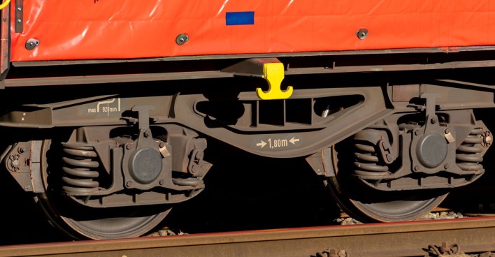 Räder eines Zuges