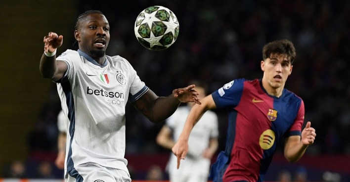 Marcus Thuram und Pau Cubarsi