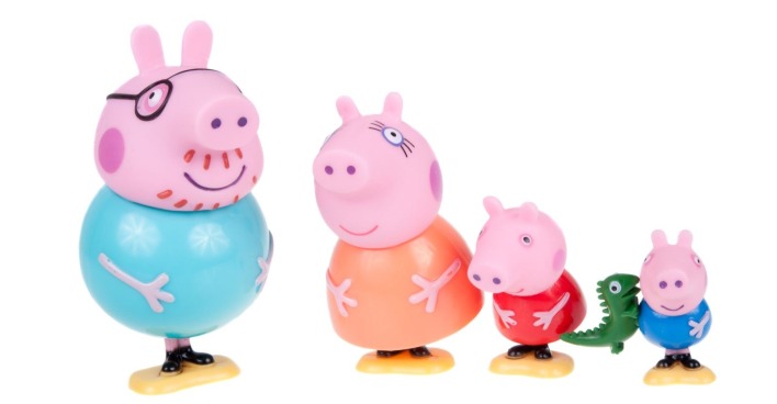 Peppa Wutz-Familie: bunte Plastikfiguren