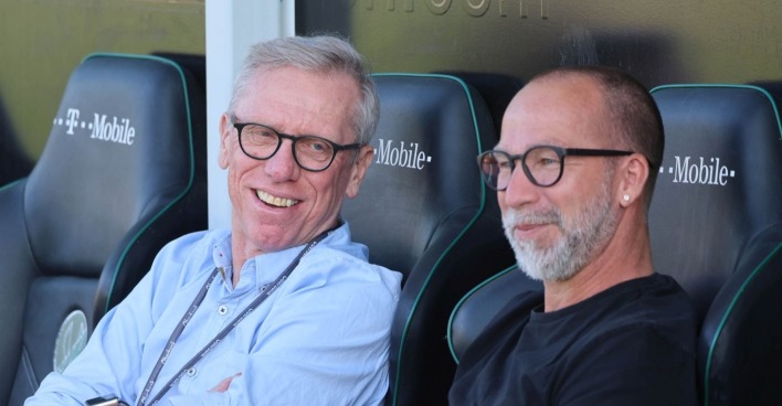 Peter Stöger und Roman Mählich
