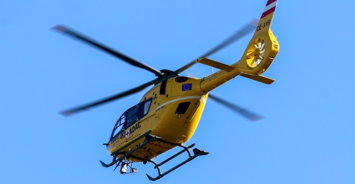 Hubschrauber in der Luft