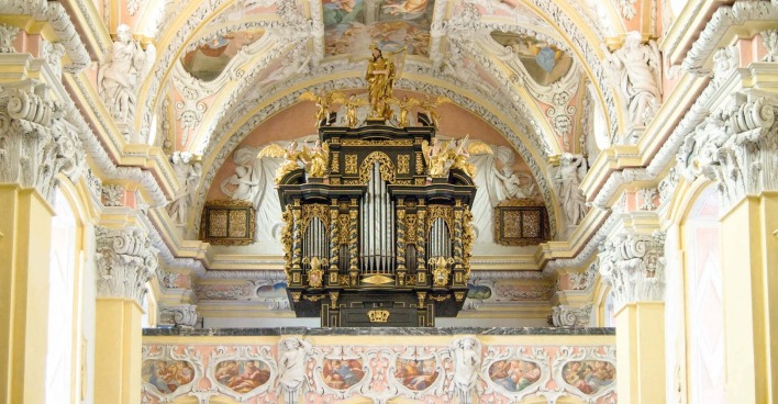 Die beeindruckende Orgel in der Wallfahrtskirche Frauenberg bei Admont wurde von Kögler restauriert.