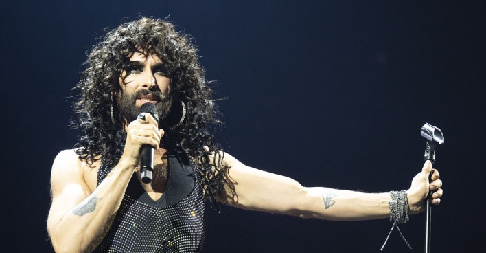 Tom Neuwirth alias Conchita Wurst im Rahmen eines Auftritts