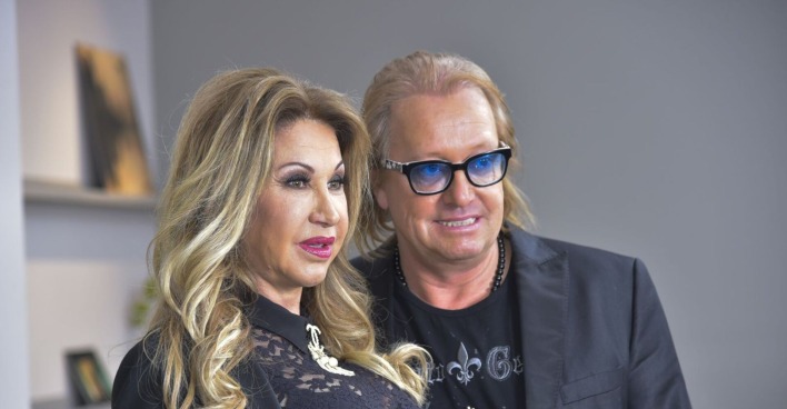 Carmen und Robert Geiss posieren