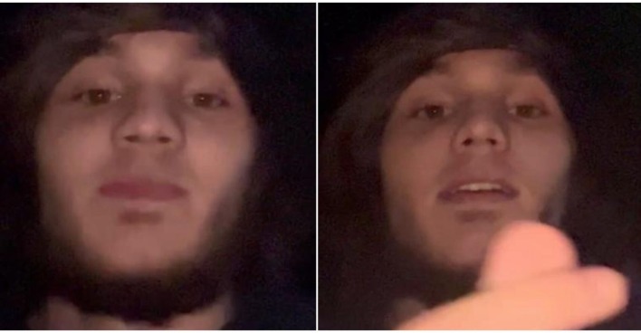 Fahndungsfoto eines mutmaßlichen Täters