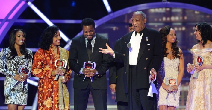 Der Cast von "The Cosby Show" auf der Bühne