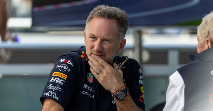 Christian Horner nachdenklich