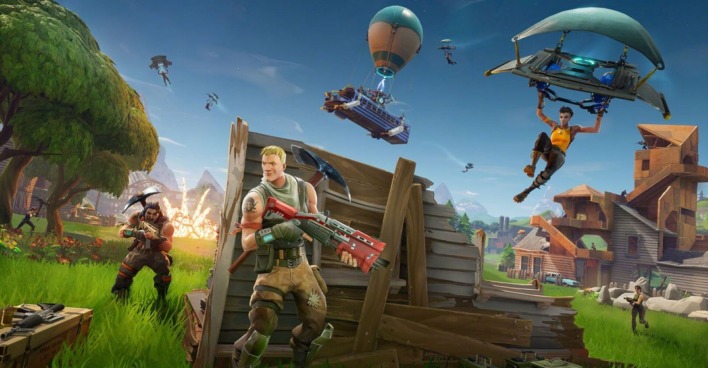 Welt im Fortnite-Game