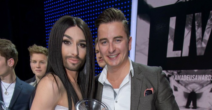 Conchita Wurst und Andreas Gabalier