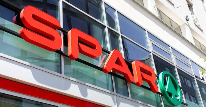 Außenansicht einer Spar-Filiale