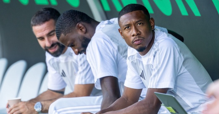 David Alaba saß auch im zweiten Saisonspiel von Real Madrid 90 Minuten auf der Bank.