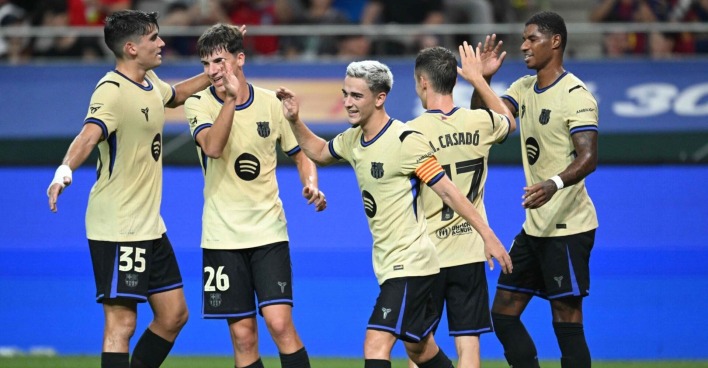 Spieler des FC Barcelona am 31. Juli gegen den südkoreanischen Seoul FC