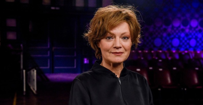 Marion Mitterhammer am Set der TV-Sendung Vera