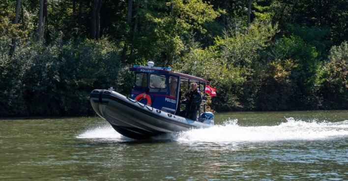 Polizeiboot "Panthera" während einer Ausfahrt
