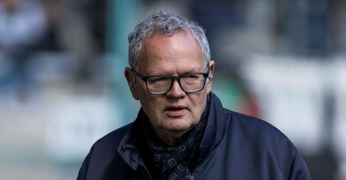 Ulrich Potofski während eines Bundesliga-Matches zwischen Borussia Mönchengladbach und Union Berlin am 28. September 2024