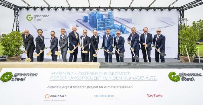 Spatenstich HY4SMELT voestalpine AG