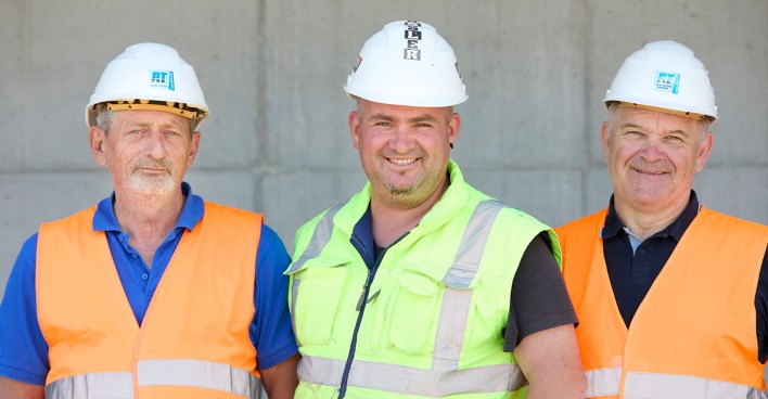 Mitarbeiter von BT BAU | Credit: BT BAU