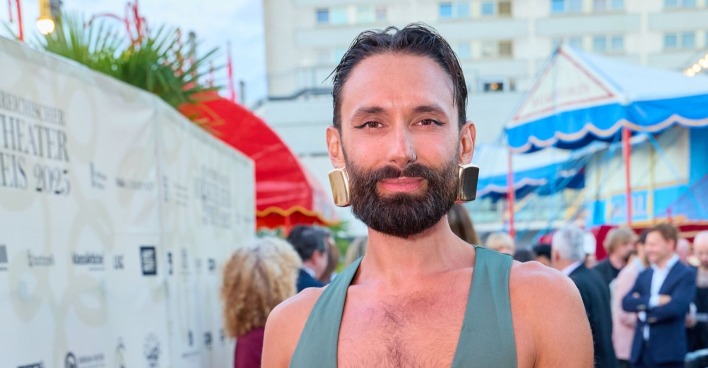 Conchita Wurst auf dem roten Teppich