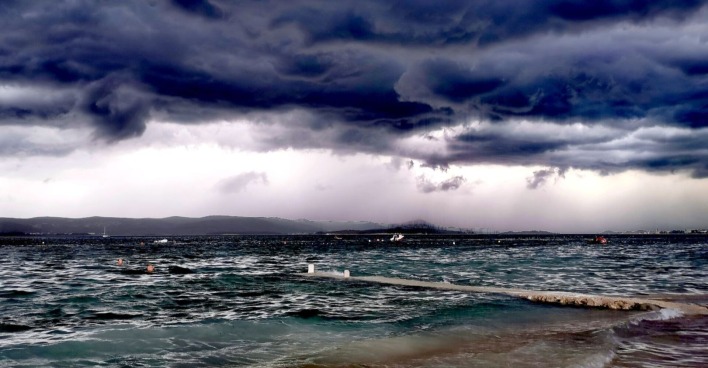 Sturm am Meer