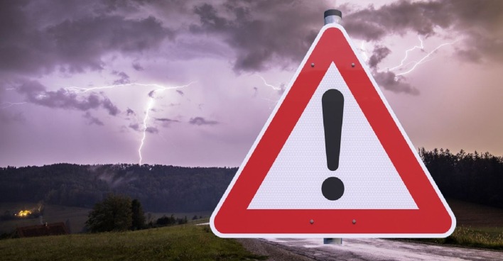 Experten warnen vor Starkregen, Hagel und Sturmböen.