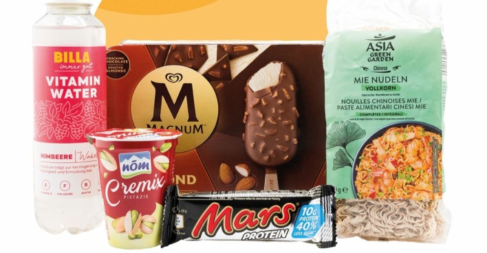 Verpackungsfotos der zur Wahl stehenden Produkte zur Konsumente 2025