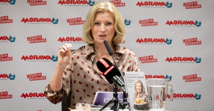 Martina Salomon bei der Lesung