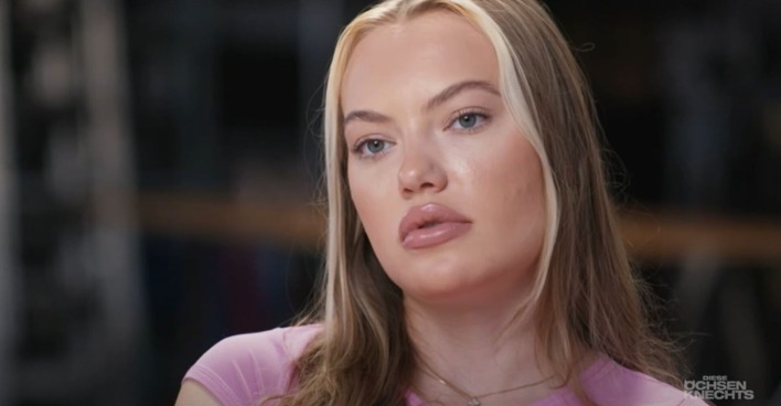 Cheyenne Ochsenknecht mit ernstem Gesichtsausdruck