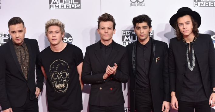 Liam Payne, Niall Horan, Louis Tomlinson, Zayn Malik und Harry Styles