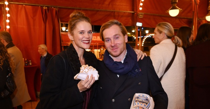 Samuel Koch und seine Frau Sarah Elena