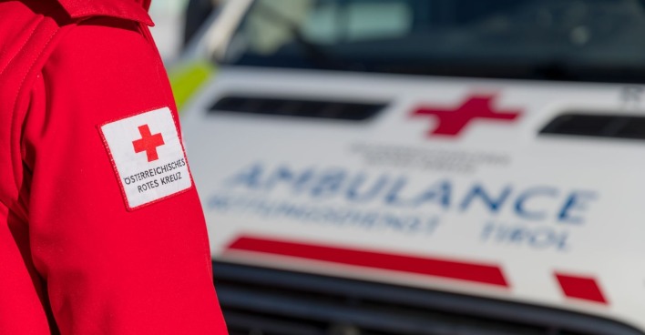 Sanitäter vom Roten Kreuz