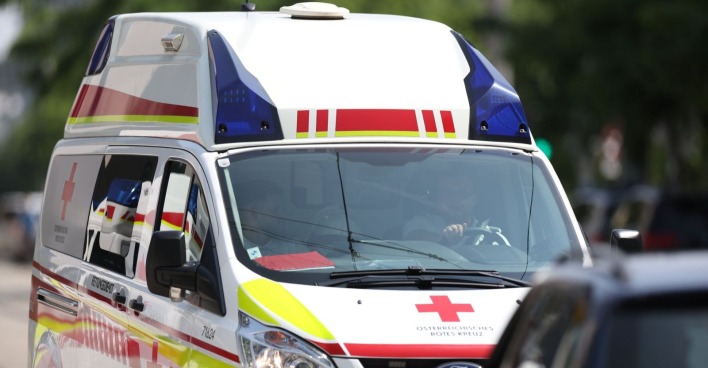 Rettungseinsatz nach einem Unfall