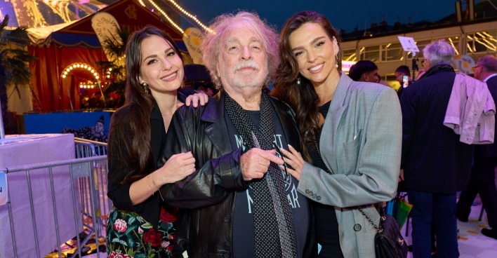 Bernhard Paul und Töchter Vivian und Lili Paul Roncalli